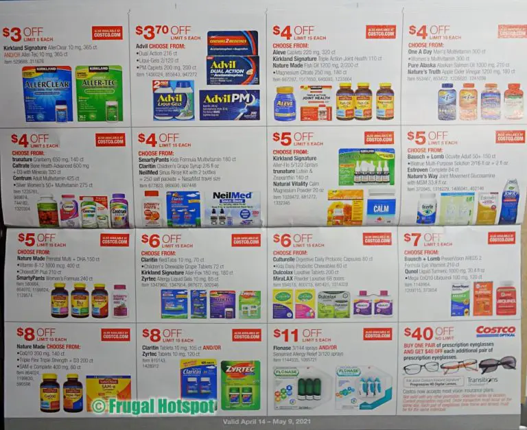 Costco APRIL 2021 Coupon Book | Frugal Hotspot