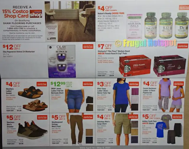 Costco APRIL 2021 Coupon Book | Frugal Hotspot