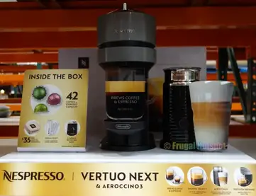 Nespresso Vertuo Next Aeroccino3 Costco Frugal Hotspot