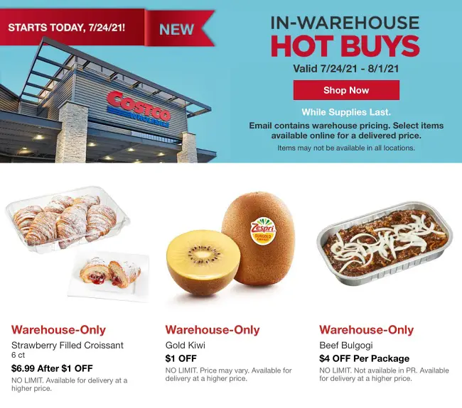 Costco InWarehouse Hot Buys Sale JULY 2021 Frugal Hotspot