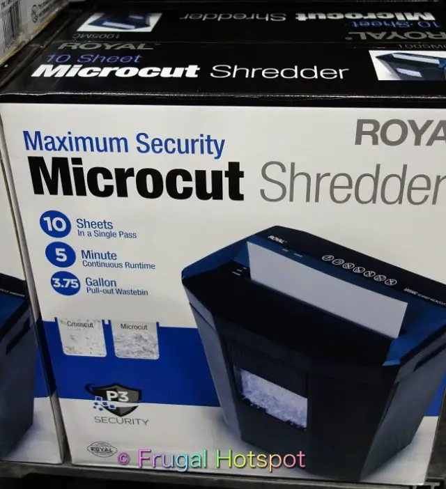 Royal Microcut Shredder Costco Sale! Frugal Hotspot