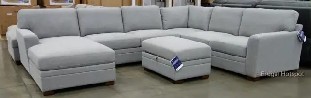 Thomasville Langdon Sectional w/Ottoman at Costco! | Frugal Hotspot