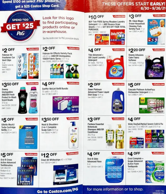 Costco Coupon Book SEPTEMBER 2021 Page 3