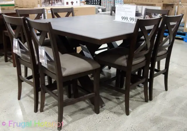 9 Piece Counter Height Dining Room Set