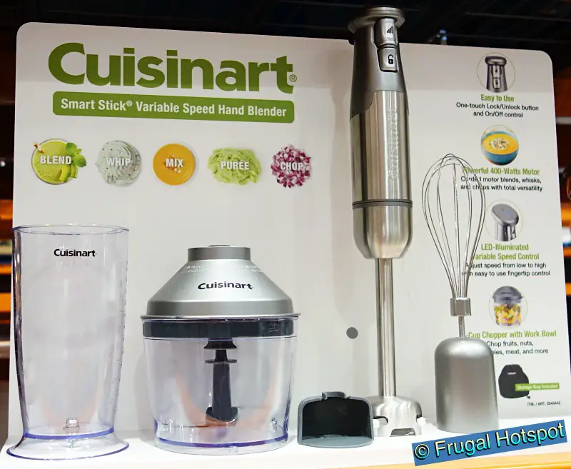 Costco Sale Item Review Cuisinart Smart Stick Variable Speed Hand Blender  Immersion Food Processor 