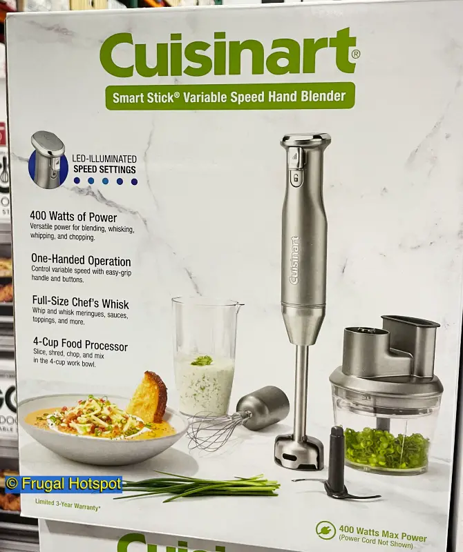 Cuisinart HB-900PC Immersion Hand Blender with Storage Bag