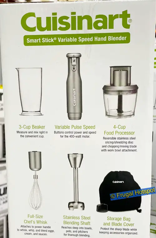 3543442 Cuisinart Variable Speed Immersion Blender with Food Processor