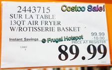 Sur La Table 13-Quart Multifunctional Air Fryer – Storage Steals & Daily  Deals
