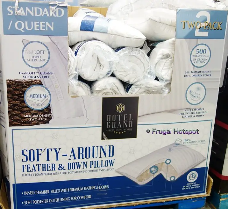 Hotel Grand Two Pack Pillow Costco Sale! Frugal Hotspot