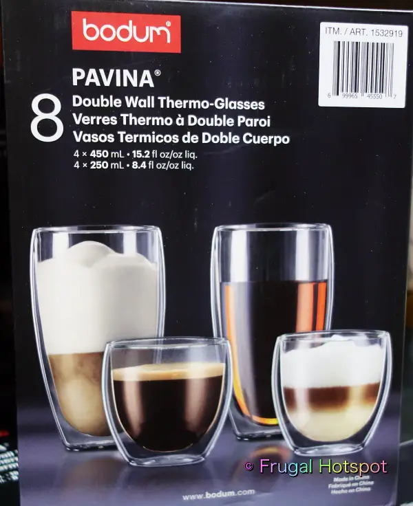 Bodum Pavina 2-Piece Double Wall Thermo-Glass Set, 15 fl oz