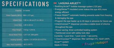 SaluSpa Laguna AirJet Inflatable Hot Tub