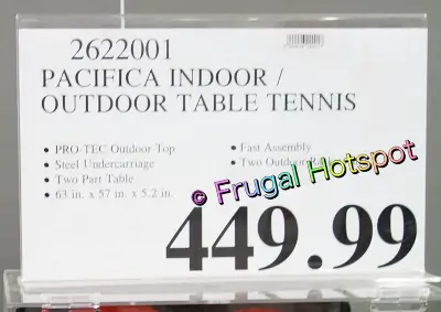 costco ping pong table sale