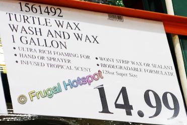 Turtle Wax Hyperfoam Wash & Wax, Green Apple Scent (128 oz)