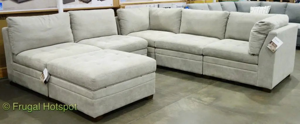 Thomasville Tisdale Modular Sectional Costco Sale Frugal Hotspot   Thomasville Tisdale Modular Fabric Sectional Costco Display 1024x423 