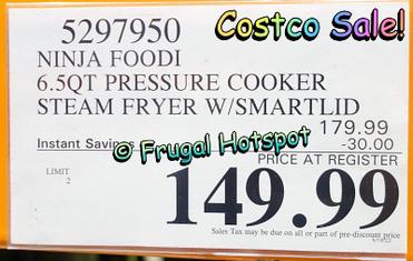 Costco Ninja Speedi Rapid Cooker & Air Fryer 79.97