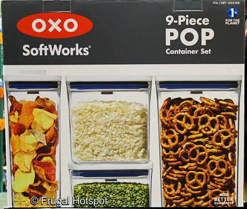 OXO Softworks 9-Piece Pop Container Set 719812615158