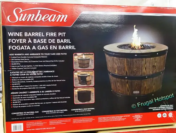 Sunbeam Wine Barrel Fire Pit Costco 585x442 