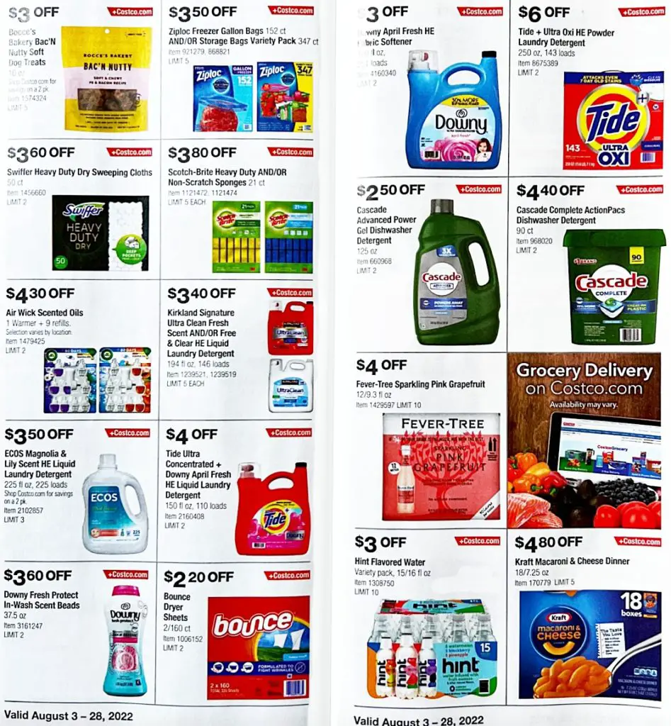 Costco Coupon Book AUGUST 2022 | Frugal Hotspot