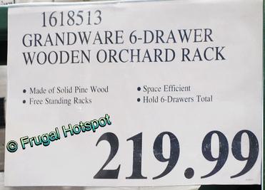 Orchard Rack, 6 Drawer