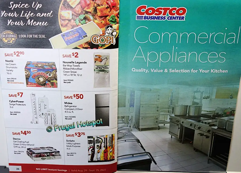 Costco Business Center Coupon Book SEPTEMBER 2022