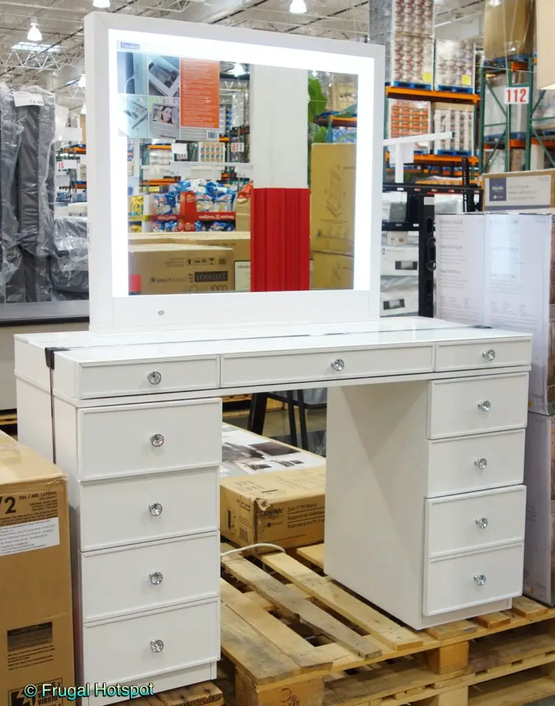 Tresanti Alexandra Vanity Table w/ LED Lighted Mirror at Costco!