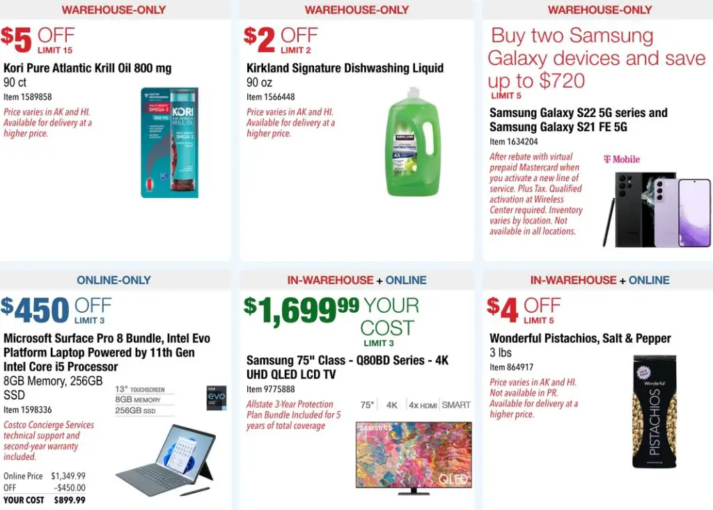 Costco InWarehouse HOT BUYS Sale! OCTOBER 2022