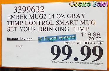 Costco Members: 14-Oz Smart Temperature Control Ember Mug 2 (Sage Green)