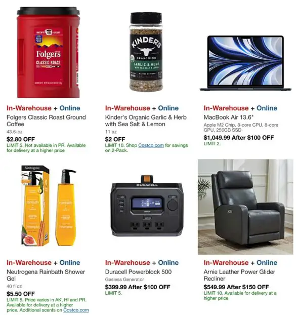 Costco InWarehouse Hot Buys Sale! NOVEMBER 2022