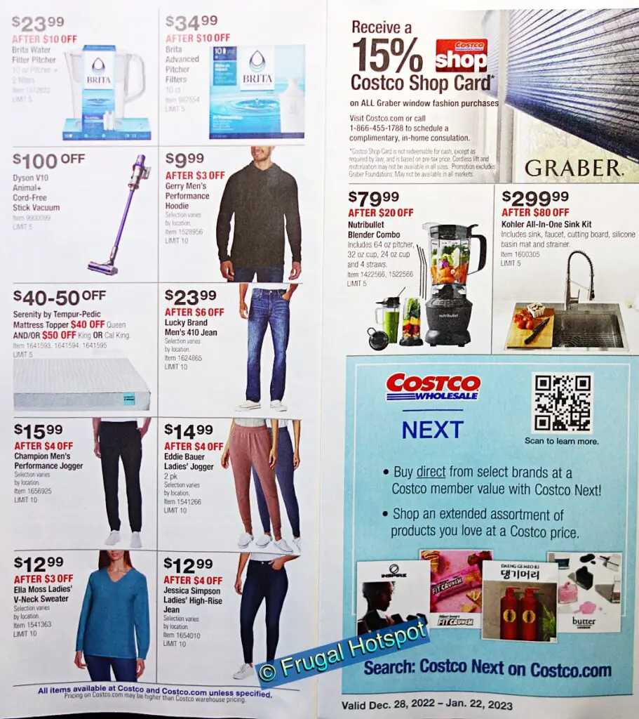 Costco Coupon Book JANUARY 2023 Frugal Hotspot