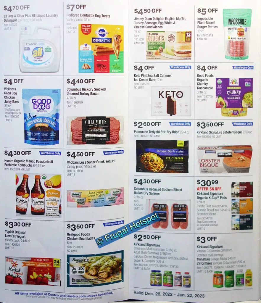 Costco Coupon Book JANUARY 2023 Frugal Hotspot