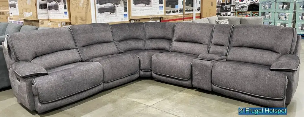 Cheers Redding Fabric Power Reclining Sectional at Costco!