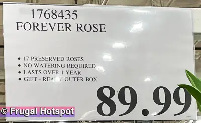 Forever Rose heart shaped box | costco price