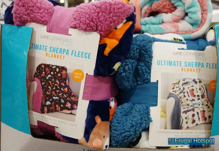 Life Comfort Kid’s Ultimate Sherpa Fleece Blanket Costco Sale!