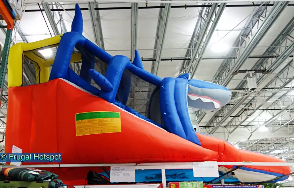 Happy Hop Shark Cave Adventure Inflatable Water Slide Costco Sale!