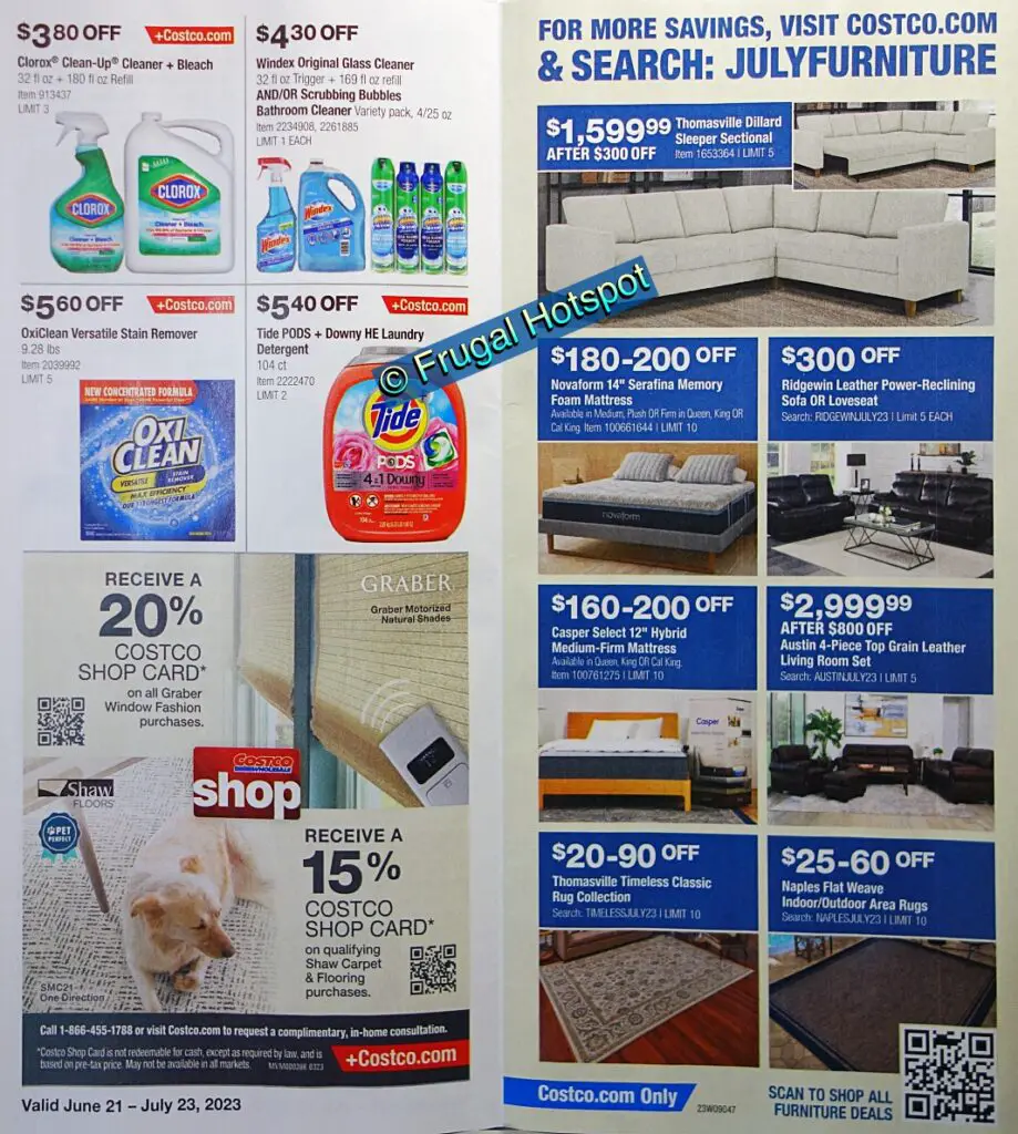 Costco Coupon Book JUNE / JULY 2023 Frugal Hotspot