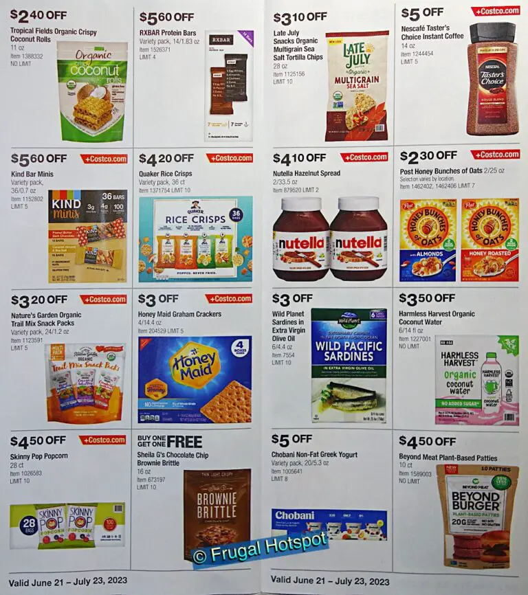 Costco Coupon Book JUNE / JULY 2023 Frugal Hotspot