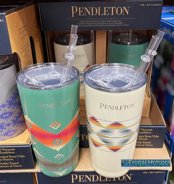 https://www.frugalhotspot.com/wp-content/uploads/2023/06/Pendleton-Double-Wall-Vacuum-Insulated-Tumblers-Costco-Display-2-Item-1685841.jpg