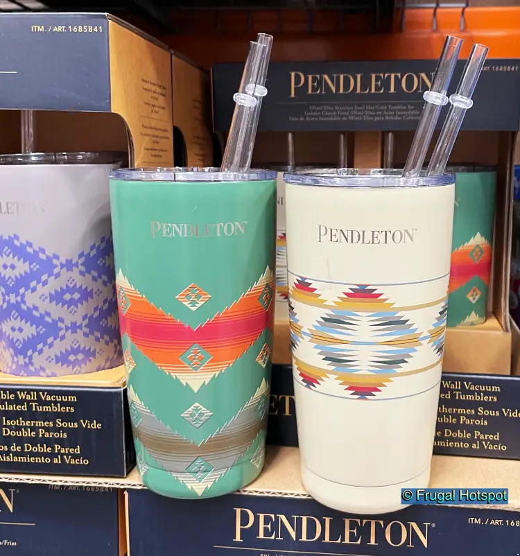 https://www.frugalhotspot.com/wp-content/uploads/2023/06/Pendleton-Double-Wall-Vacuum-Insulated-Tumblers-Costco-Display-Item-1685841.jpg
