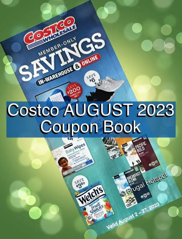 Costco Coupon Book August 227, 2023 Frugal Hotspot