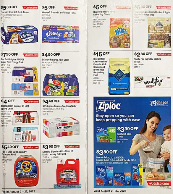 Costco Coupon Book August 227, 2023 Frugal Hotspot