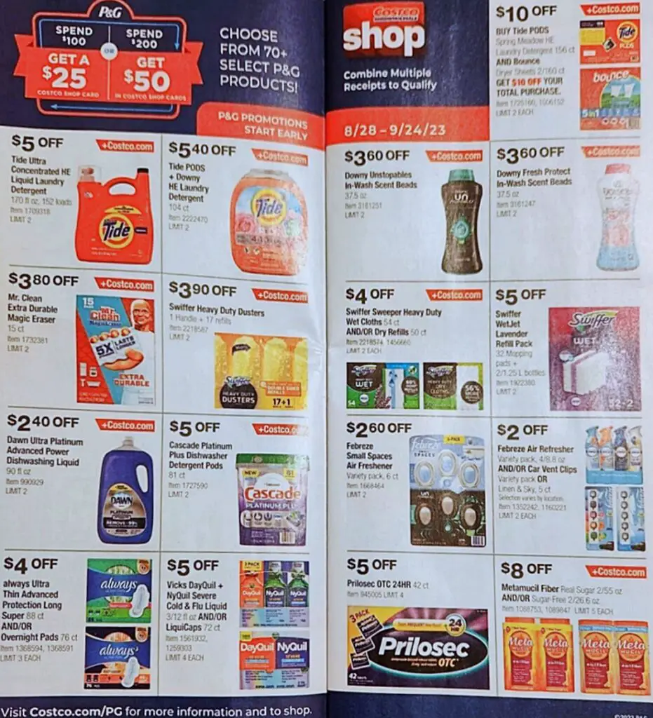 Costco Coupon Book SEPTEMBER 2023 | Frugal Hotspot