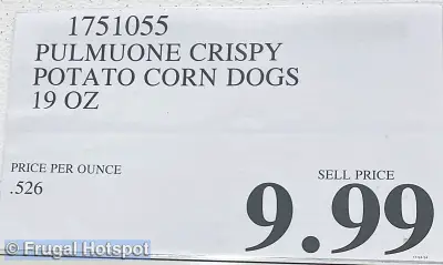 Pulmuone Crispy Potato Corn Dogs | Costco Price | Item 1751055