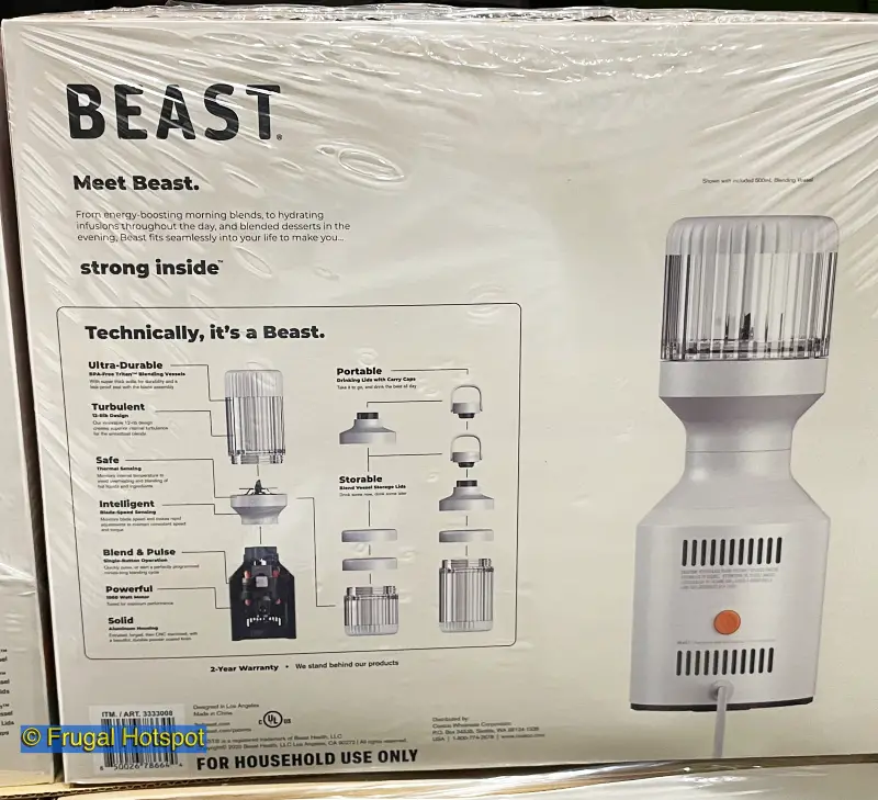COSTCO DEALS ONLINE on Instagram: 🧊The Beast Blender Deluxe is on sale  now until 11/12 for $30 off! This beautifully and sleek designed blender  uses a 1,000-watt motor and smart monitoring so