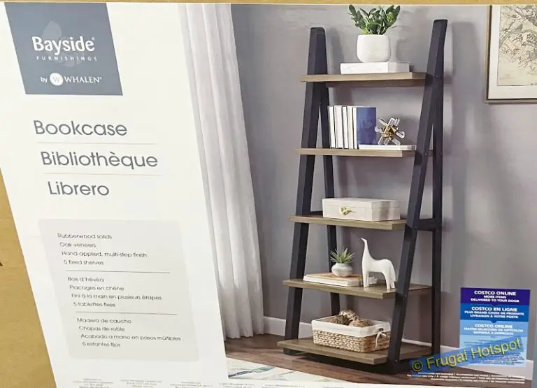 Bayside Furnishings Fynn Ladder Bookcase at Costco!