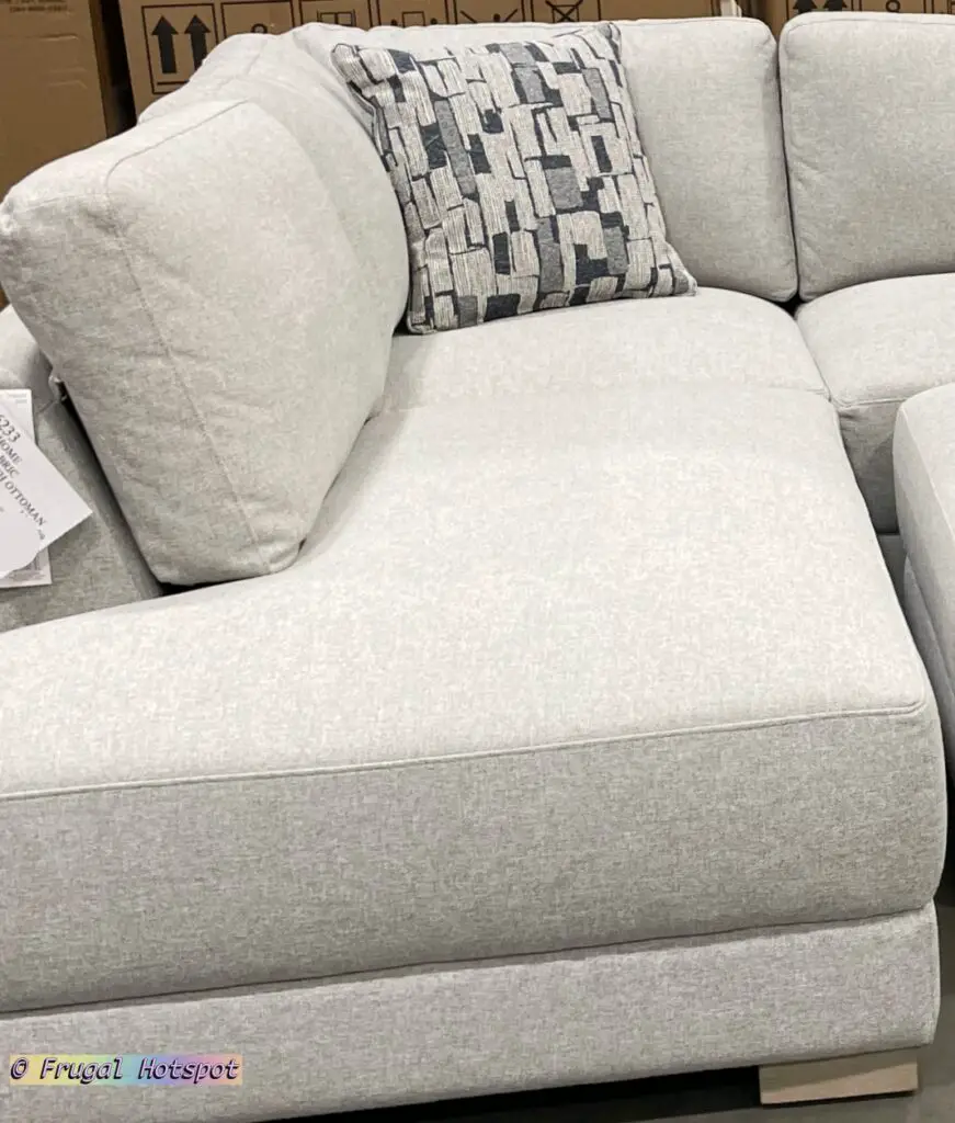 Drayden Fabric Sectional w/ Ottoman is on Sale at Costco! | Frugal Hotspot