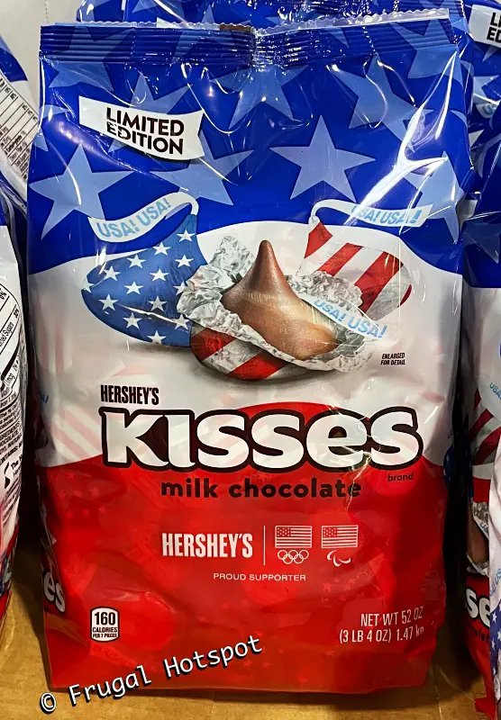 Limited Edition Hersheys Kisses Patriotic Foils Milk Chocolate Candy | Costco