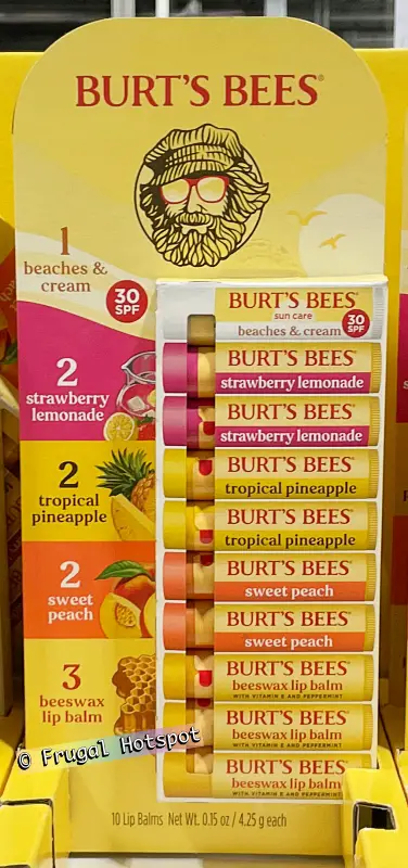 Burts Bees Lip Balm variety pack | Costco 1833066