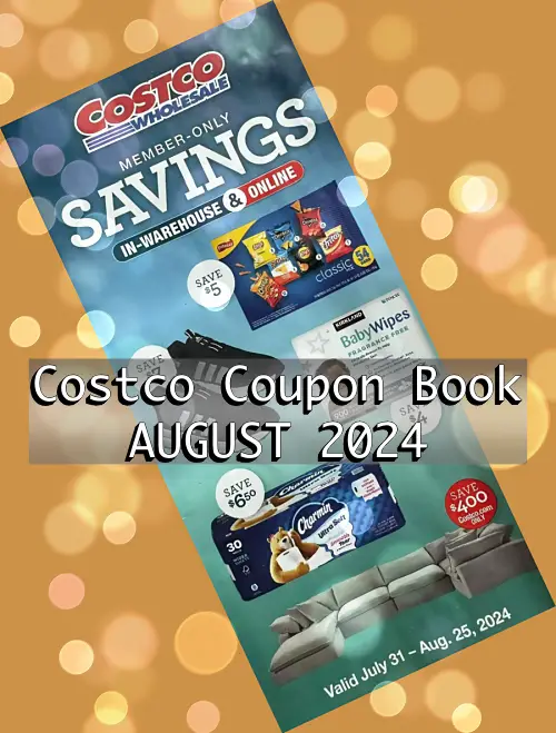 Costco Coupon Book AUGUST 2024 Cover