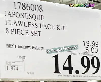 Japonesque Flawless Face Kit | Costco Sale Price | Item 1786008