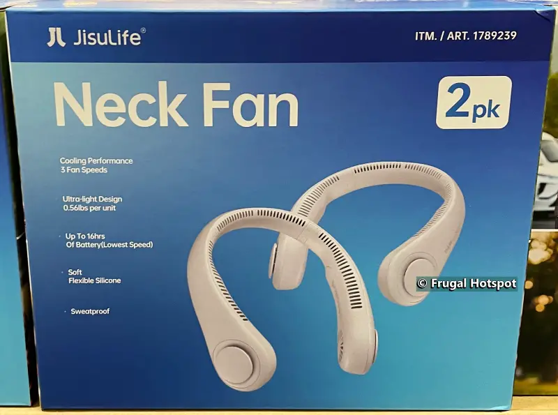 JisuLife Neck Fan 2 pack | Costco